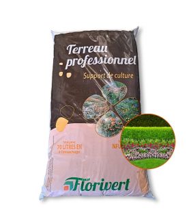 Terreau complet prêt à l'emploi Flori Fleurissement PAE 70L, idéal pour pots et balcon - Florivert NEG01617
