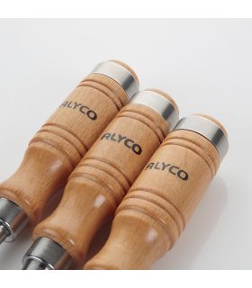 Set de 3 burins manche composite dans une housse en nylon alyco ALYCO 125050