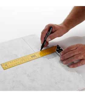 Équerre acier trempé m/aluminium 600 mm ALYCO 197396