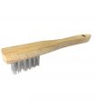 Mini brosse inox m/plastique ALYCO 197562