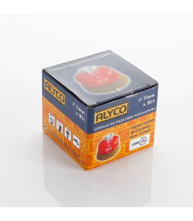 Tz-02 brosse boisseau fils ondulés 75 mm ALYCO 197610