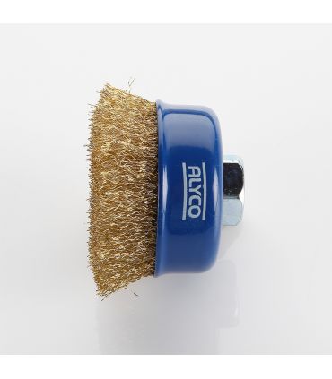 Tz-02 brosse boisseau fils ondulés 75 mm ALYCO 197610