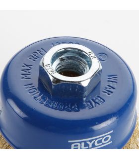 Tz-01 brosse boisseau fils ondulés 100 mm ALYCO 197614