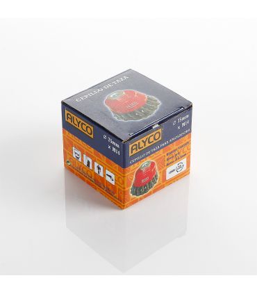 Tz-06 brosse boisseau fils tressés 75 mm ALYCO 197620