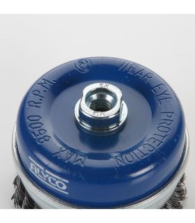 Tz-01 brosse boisseau fils tressés 100 mm ALYCO 197622