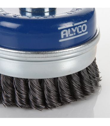 Tz-01 brosse boisseau fils tressés 100 mm ALYCO 197622