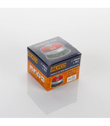 Tz-01 brosse boisseau fils tressés 125 mm ALYCO 197624