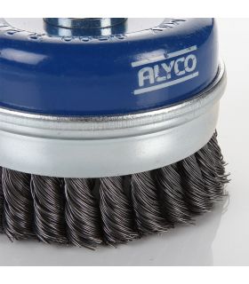 Tz-01 brosse boisseau fils tressés 125 mm ALYCO 197624