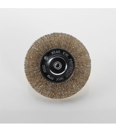 Cr10 brosse circulaire métallique av/tige 75 mm ALYCO 197632