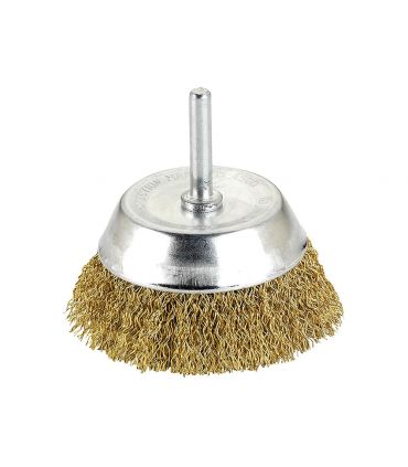 Tz10 brosse boisseau fils ondulés av/tige 75 mm ALYCO 197642