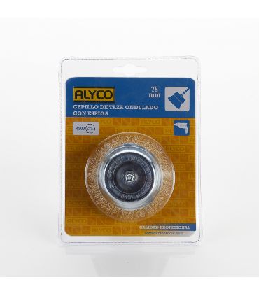 Tz10 brosse boisseau fils ondulés av/tige 75 mm ALYCO 197642