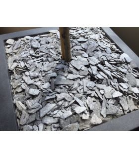 Paillage naturel ardoise grise 10-40 sac de 20l - KOM35