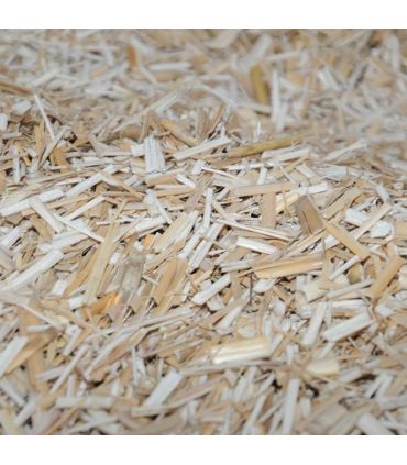 Paillis de miscanthus pour retenir l'eau - balle de 150 litres pour 4m²