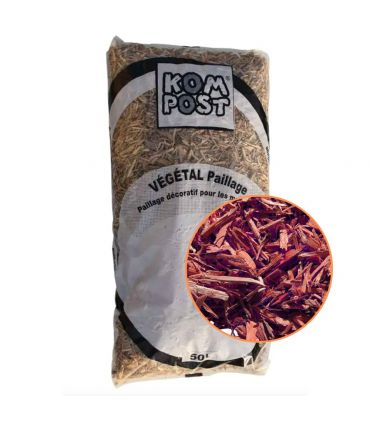 Paillis couleur ROUGE aire de jeux R Play 5/30mm, sac 50 l - RPL022