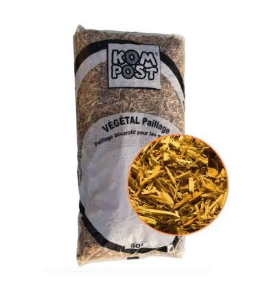 Paillis couleur JAUNE aire de jeux R Play 5/30mm, sac 50 l - RPL023