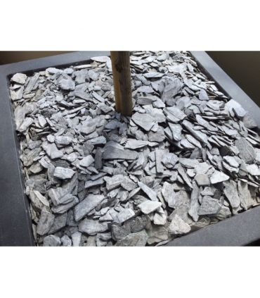 Paillage naturel ardoise grise 10-40 sac de 20l - KOM35