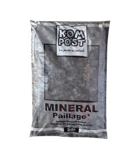 Paillage naturel ardoise grise 10-40 sac de 20l - KOM35