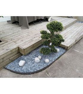 Paillage naturel ardoise grise 10-40 sac de 20l - KOM35