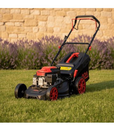 Tondeuse à essence autotractée, Moteur 144,3 cm³, Coupe mulching 46 cm, sac de collecte - VILLAGER AGM4624R