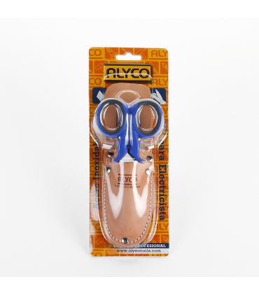 Kit de ciseaux et de couteau d’électricien en gaine de cuir alyco ALYCO 108020