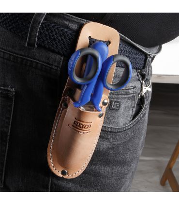 Kit de ciseaux et de couteau d’électricien en gaine de cuir alyco ALYCO 108020