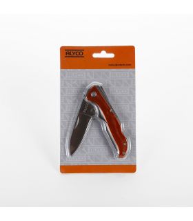 Couteau d’électricien de poche inox alyco orange m / aluminium ALYCO 170895