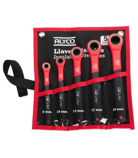 Set de 5 clés mixtes vde b/nylon 8-19 mm ALYCO 190495