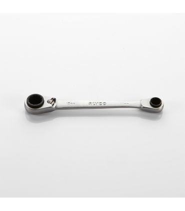 Clé 4 en 1 à cliquet réversible 16x17-18x19 mm alyco ALYCO 191634