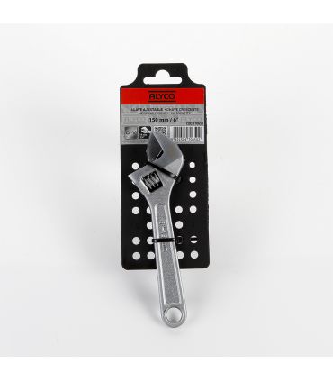 Clé réglable à molette centrale 450 mm alyco orange ALYCO 170675