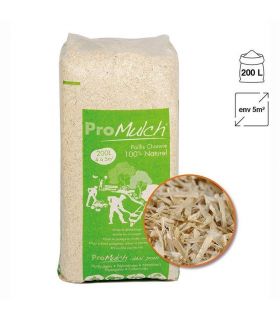 Paillis de chanvre dégradable sans pesticide, 10balles de 200 litres - F-PAI003-10x200