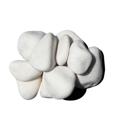 Paillage marbre blanc finition lumineuse du jardin 500kg RACINE F-PAI047