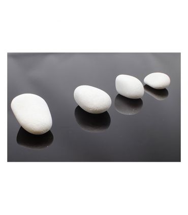 Paillage marbre blanc finition lumineuse du jardin 500kg RACINE F-PAI047