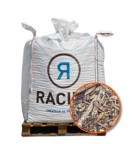 Paillage bois broyé protection naturelle du sol 2,5m³ RACINE PRO51