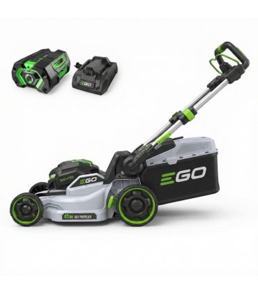 Pack tondeuse à gazon 42cm sur batterie sans fil avec une batterie 4Ah et un chargeur rapide - Ego Power+ LM1712E-SP