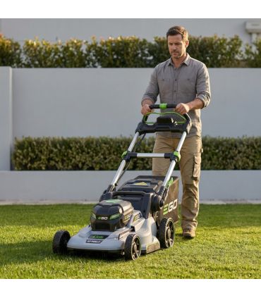 Pack tondeuse à gazon 47cm sur batterie sans fil avec une batterie 6Ah et un chargeur rapide - Ego Power+ LM1914E-SP