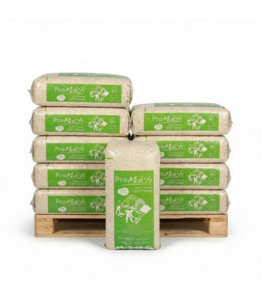 Paillis de chanvre dégradable sans pesticide, 10balles de 200 litres - F-PAI003-10x200