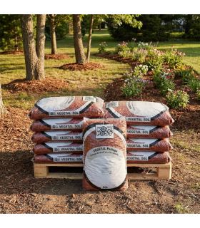 Paillis couleur ROUGE aire de jeux R Play 5/30mm, 10 sacs 50 l - RPL022-10x50