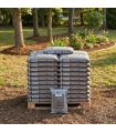 Paillage minéral décoratif en brique pilée 10/25mm, 54 sac de 20 litres - KOM36-54x20