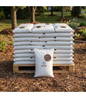 Paillage fibres de peuplier bio couverture végétale 48x50L RACINE PRO81-48x50