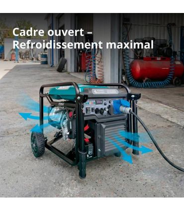 Générateur inverter bi carburation essence/gaz 6500W moteur de 306cc KÖNNER & SÖHNEN KS 6500iEG