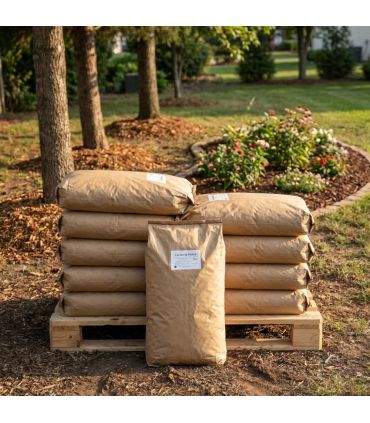 Paillage charbon végétal bio rétention d’eau 10x50L RACINE F-PAI110-10x50