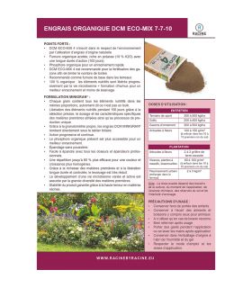 Engrais NPK bio pour nutrition complète 25kg RACINE F-ENG003