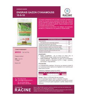 Engrais azoté pour croissance du feuillage 25kg RACINE F-ENG005
