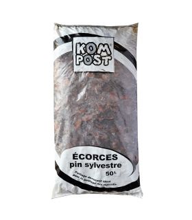 Paillage d’écorce de pin bio protection des racines 10x50L RACINE PRO186-10x50