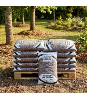 Paillage d’écorce de pin bio protection des racines 10x50L RACINE PRO186-10x50