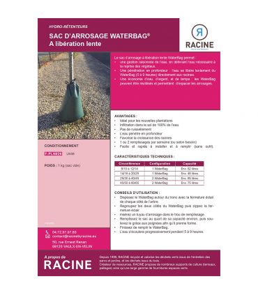 Support de plantation pour reprise rapide 52L RACINE F-PLN026