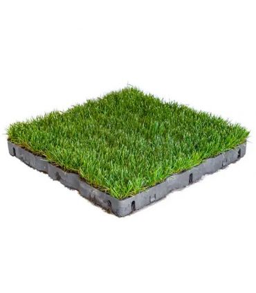 Dalle gazon verte 4cm 4 plaques pour stabilisation du sol 10m² RACINE F-AME060-10x1