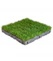 Dalle gazon verte 4cm 4 plaques pour stabilisation du sol 10m² RACINE F-AME060-10x1