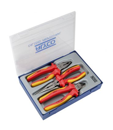 Set 3 pinces isolées boîte plastique ALYCO 101860