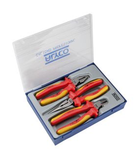 Set 3 pinces isolées haute puis. c/plast ALYCO 101862